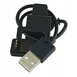 Кабель зарядки для смарт-годинника універсальний, магнітний, 3 pin, 3 мм, чорний Кабель зарядки для смарт-годинника універсальний, магнітний, 3 pin, 3 мм, чорний