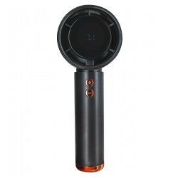 Портативный вентилятор Turbo N68 с LED-дисплеем, регулировка скорости 1–100, 16 см (Чёрный)