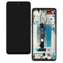 Дисплей для Xiaomi Poco F6, чорний, з рамкою, China Quality (TFT)