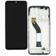 Дисплей для Xiaomi Poco C75, Redmi 14C, черный, с тачскрином, с рамкой, High Quality