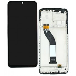 Дисплей для Xiaomi Poco C75, Redmi 14C, чорний, з тачскріном, з рамкою, High Quality