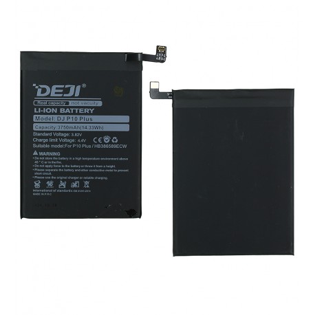 Аккумулятор Deji HB386589ECW для Huawei Honor 8X, Honor Play, Mate 20 lite, Nova 3, Nova 4, Nova 5T, P10 Plus, Li-ion, 3,82 B, 3750 мАч Аккумулятор Deji HB386589ECW для Huawei Honor 8X, Honor Play, Mate 20 lite, Nova 3, Nova 4, Nova 5T, P10 Plus, Li-ion, 3,82 B, 3750 мАч