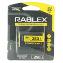 Аккумулятор Крона Rablex 6HR61, 9в, 250mAh