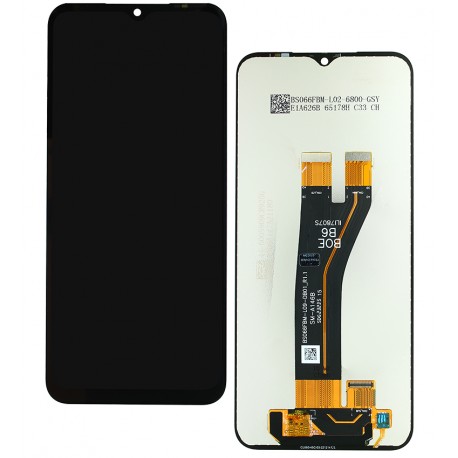 Дисплей для Samsung A146B Galaxy A14 5G, чорний, без рамки, оригінал (PRC), BS066FBM-L09-DB01_1.1