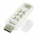 Двостороння USB-лампа 12LED, 4Вт