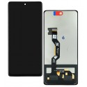 Дисплей для Motorola Edge 50 Fusion, черный, без рамки, China quality (TFT)