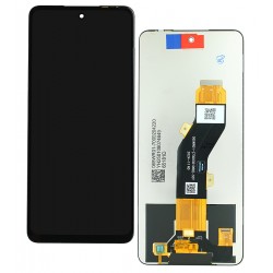 Дисплей для ZTE Nubia V60 Design, чорний, з сенсорним екраном (дисплейний модуль), оригінал (PRC)