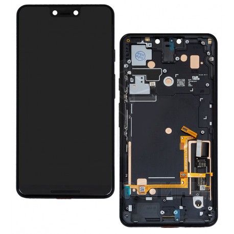 Дисплей для Google Pixel 3 XL, черный, с рамкой, оригинал (PRC) Дисплей для Google Pixel 3 XL, черный, с рамкой, оригинал (PRC)