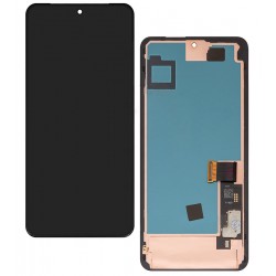 Дисплей для Google Pixel 8 Pro, черный, с рамкой, High Quality, (OLED), GC3VE, G1MNW
