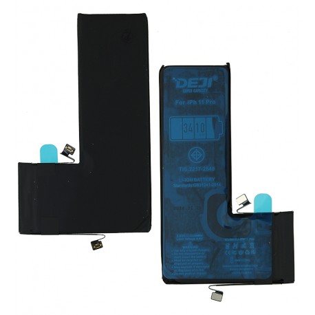 Аккумулятор Deji для Apple iPhone 11 Pro, Li-ion, 3,83 B, 3410 мАч, увеличенная ёмкость, Original IC Аккумулятор Deji для Apple iPhone 11 Pro, Li-ion, 3,83 B, 3410 мАч, увеличенная ёмкость, Original IC