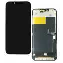 Дисплей для Apple iPhone 13 Pro, черный, с сенсорным экраном, с рамкой, High Quality, ZY-IN CELL