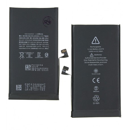 Акумулятор для Apple iPhone 12, iPhone 12 Pro, Li-ion, 3,82 B, 2815 мАг, без логотипу Акумулятор для Apple iPhone 12, iPhone 12 Pro, Li-ion, 3,82 B, 2815 мАг, без логотипу