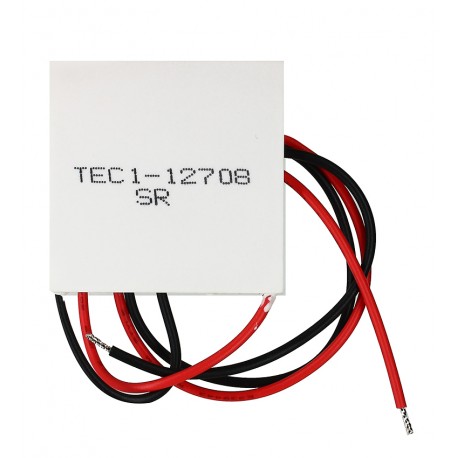 Термоелемент Пельтьє TEC1-12708 (40x40)мм, 8A, 12V (Hebei I.T.) Термоелемент Пельтьє TEC1-12708 (40x40)мм, 8A, 12V (Hebei I.T.)