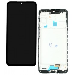 Дисплей для Samsung A165 Galaxy A16, черный, с рамкой, High Quality, (OLED)