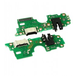 Шлейф для Realme 8 5G, 8s, конектора зарядки, конектора гарнітури, з мікрофоном, копія, (плата зарядки)