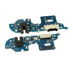 Шлейф для Realme 9i 5G, C35, Narzo 50, Narzo 50A, конектора зарядки, конектора гарнітури, з компонентами, з мікрофоном, копія, (плата зарядки)