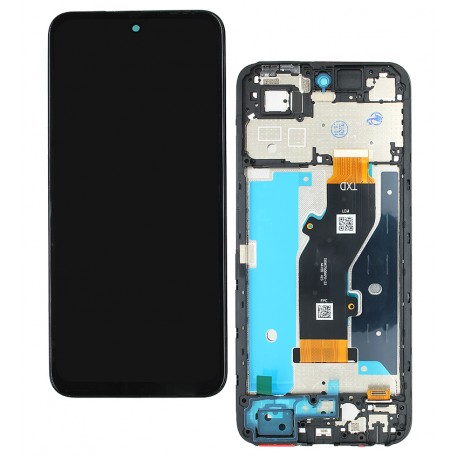 Дисплей для Tecno Spark Go 1 (KL4), с сенсорным экраном (дисплейный модуль), черный, с рамкой Дисплей для Tecno Spark Go 1 (KL4), с сенсорным экраном (дисплейный модуль), черный, с рамкой