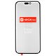 Скло дисплея для Apple iPhone 14 Pro Max, з OCA-плівкою, з олеофобним покриттям, загартоване, G+OCA Pro, чорне