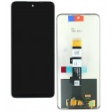 Дисплей для Motorola Moto E32, Moto E32s, XT2231 Moto G22, чорний, без рамки, оригінал (PRC)