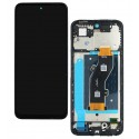Дисплей для Infinix Hot 50i (X6531B), черный, с сенсорным экраном (дисплейный модуль), с рамкой