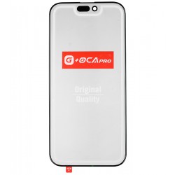 Скло дисплея для Apple iPhone 16 Pro Max, з OCA-плівкою, з олеофобним покриттям, загартоване G+OCA Pro, чорне