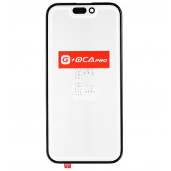 Стекло дисплея для Apple iPhone 16, с OCA-пленкой, с олеофобным покрытием, закалённое G+OCA Pro, черное