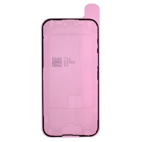Стікер дисплея для Apple iPhone 16, чорний, adhesive, original Стікер дисплея для Apple iPhone 16, чорний, adhesive, original