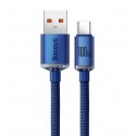 Кабель Type-C - USB, Baseus Crystal Shine Series 100Вт, 1,2 метра, синій CAJY000403