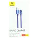 Кабель Type-C - USB, Baseus Crystal Shine Series 100Вт, 1,2 метра, синій CAJY000403