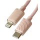 Кабель Lightning - Type-C, Proove Spectral, 100см, 27Вт, круглый, силиконовый, розовый