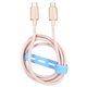 Кабель Type-C - Type-C, Proove Spectral, 100см, 60Вт, круглый, силиконовый, розовый