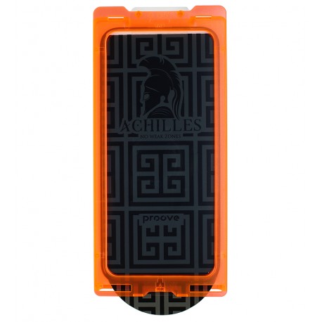 Защитное стекло для iPhone 14 Pro/15/16, Proove Achilles Installation Box , черное