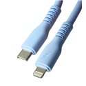 Кабель Lightning - Type-C, Proove Eternal, 100см, 27Вт, круглий, силіконовий, light blue