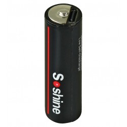 Акумулятор AA Soshine AA/HR6, 1,5 B, Li-ion, (2600mWh), заряджається від USB Type-C. Акумулятор AA Soshine AA/HR6, 1,5 B, Li-ion, (2600mWh), заряджається від USB Type-C.