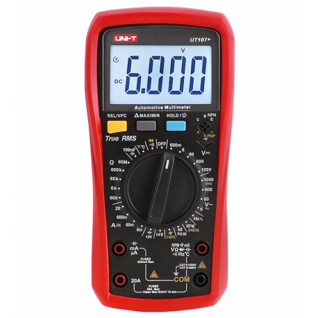 Мультиметр UNI-T UT107+, цифровий, автомобільний