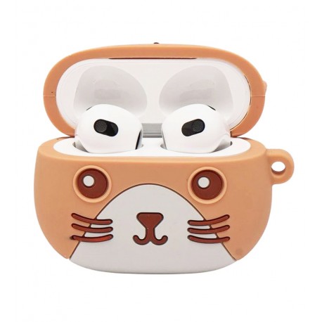 Наушники беспроводные Hoco EW46, TWS, bluetooth, вкладыши детские, khaki cat