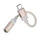 Адаптер перехідник Hoco UPA32C, Type-C to Jack 3.5, золотий