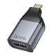 Адаптер перехідник Hoco UA33 Type-C - HDTV, metal grey