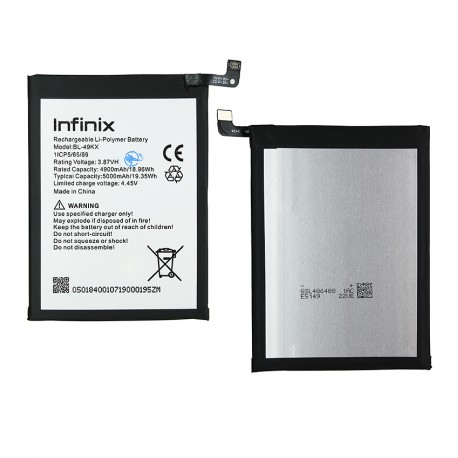 Акумулятор BL-49KX для Infinix Note 11, Note 12, Note 12 Pro (X676), Note 12 Turbo (X670), Note 12i (X6819), Li-Polymer, 3,87 B, 5000mAh, оригінал ...