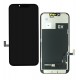 Дисплей для Apple iPhone 13, черный, с рамкой, High Quality, с широким ободком, (OLED), GX OEM Hard