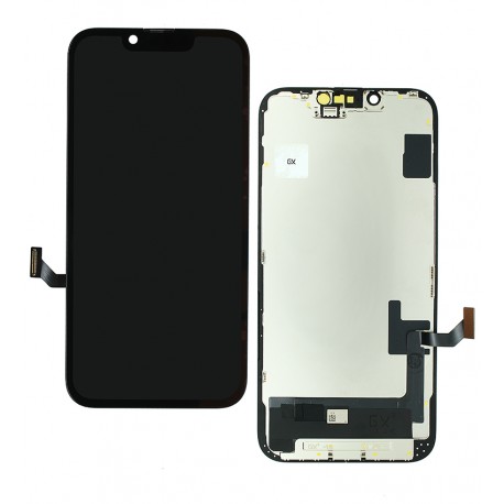 Дисплей для Apple iPhone 14, чорний, з рамкою, High Quality, GX-AMOLED Дисплей для Apple iPhone 14, чорний, з рамкою, High Quality, GX-AMOLED