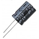 Конденсатор электролитический 47 uF 450 V, 105 C, d16 h25 (CHONG)
