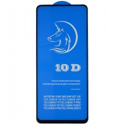 Захисне скло для TECNO Spark 8 Pro, Titanium, 3D, чорне