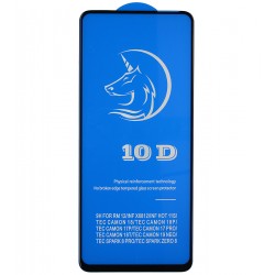 Захисне скло для TECNO Camon 18T, Titanium, 3D, чорне