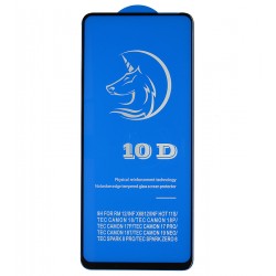 Захисне скло для TECNO Camon 17 Pro, Titanium, 3D, чорне