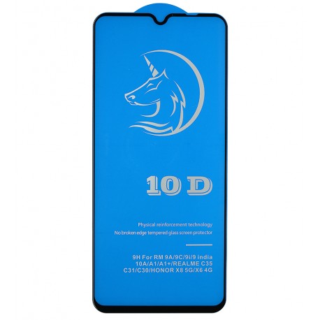Захисне скло для Realme C31, Titanium, 3D, чорне Захисне скло для Realme C31, Titanium, 3D, чорне