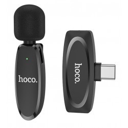 Бездротовий мікрофон Hoco L15, Type-C, цифровий, чорний