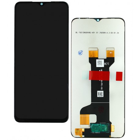 Дисплей для ZTE Nubia Gaming Neo 5G, черный, с сенсорным экраном (дисплейный модуль), Service Pack
