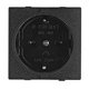 Розетка сетевая RG-02-5-50 h=0.6-2mm 16A 250V черная