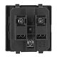 Розетка сетевая RG-02-5-50 h=0.6-2mm 16A 250V черная